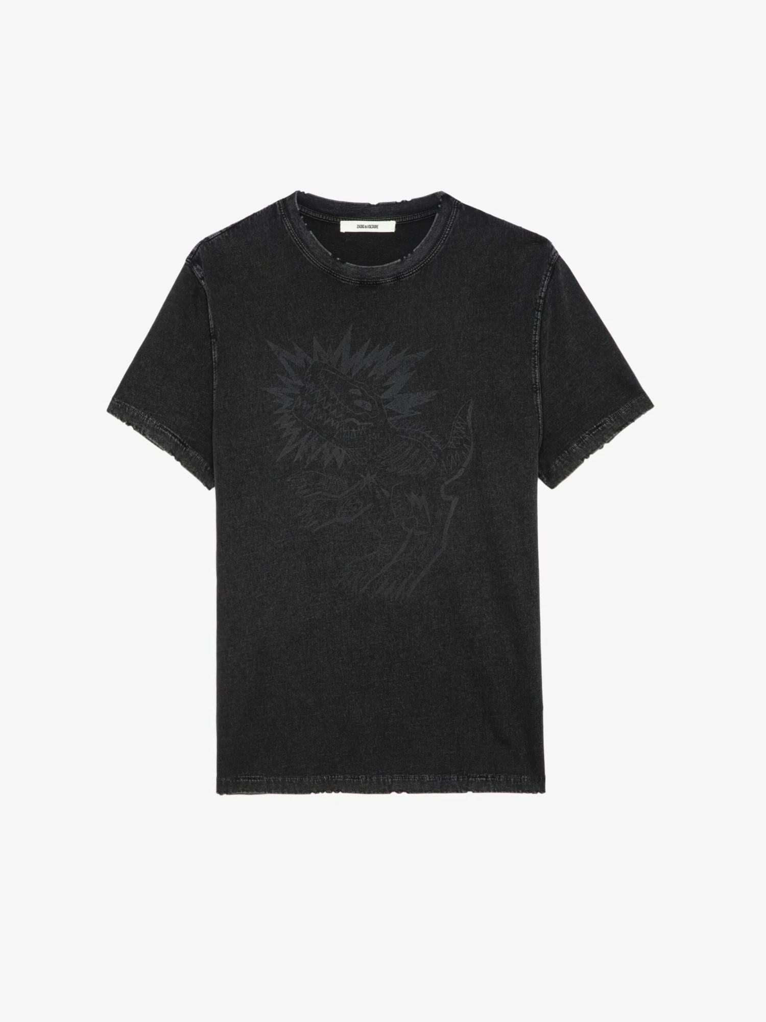 Jimmy T-shirt Carbone Zadig & Voltaire Jimmy T-shirt Carbone -Zadig Et Voltaire JMTS00666 CARBONE PACKSHOT 6694eef71f6ea scaled
