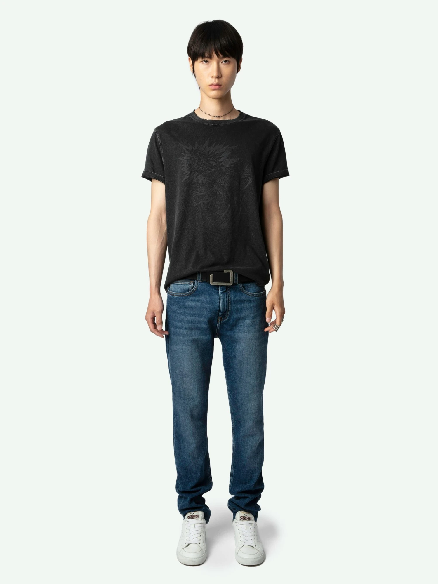 Jimmy T-shirt Carbone Zadig & Voltaire Jimmy T-shirt Carbone -Zadig Et Voltaire JMTS00666 CARBONE SHOOTING 66854d92a71d5 scaled
