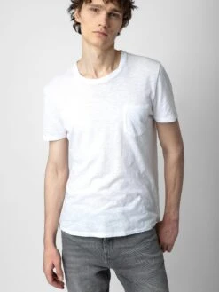 Zadig & Voltaire Stockholm T-shirt White -Zadig Et Voltaire JMTS01708 WHITE ADDI 1 66e2e922c1e0f