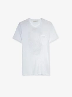 Zadig & Voltaire Stockholm T-shirt White -Zadig Et Voltaire JMTS01708 WHITE PACKSHOT 66e2e8fdab605