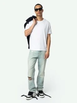 Zadig & Voltaire Tommy T-shirt White -Zadig Et Voltaire JMTS01710 WHITE ADDI 1 67d14fdd649d4