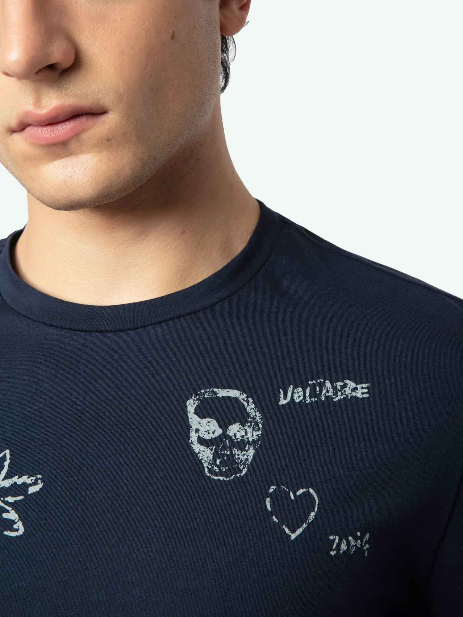 Hector T-shirt Encre Zadig & Voltaire Hector T-shirt Encre -Zadig Et Voltaire JMTS01716 ENCRE ADDI 2 67603fb6a6229 scaled