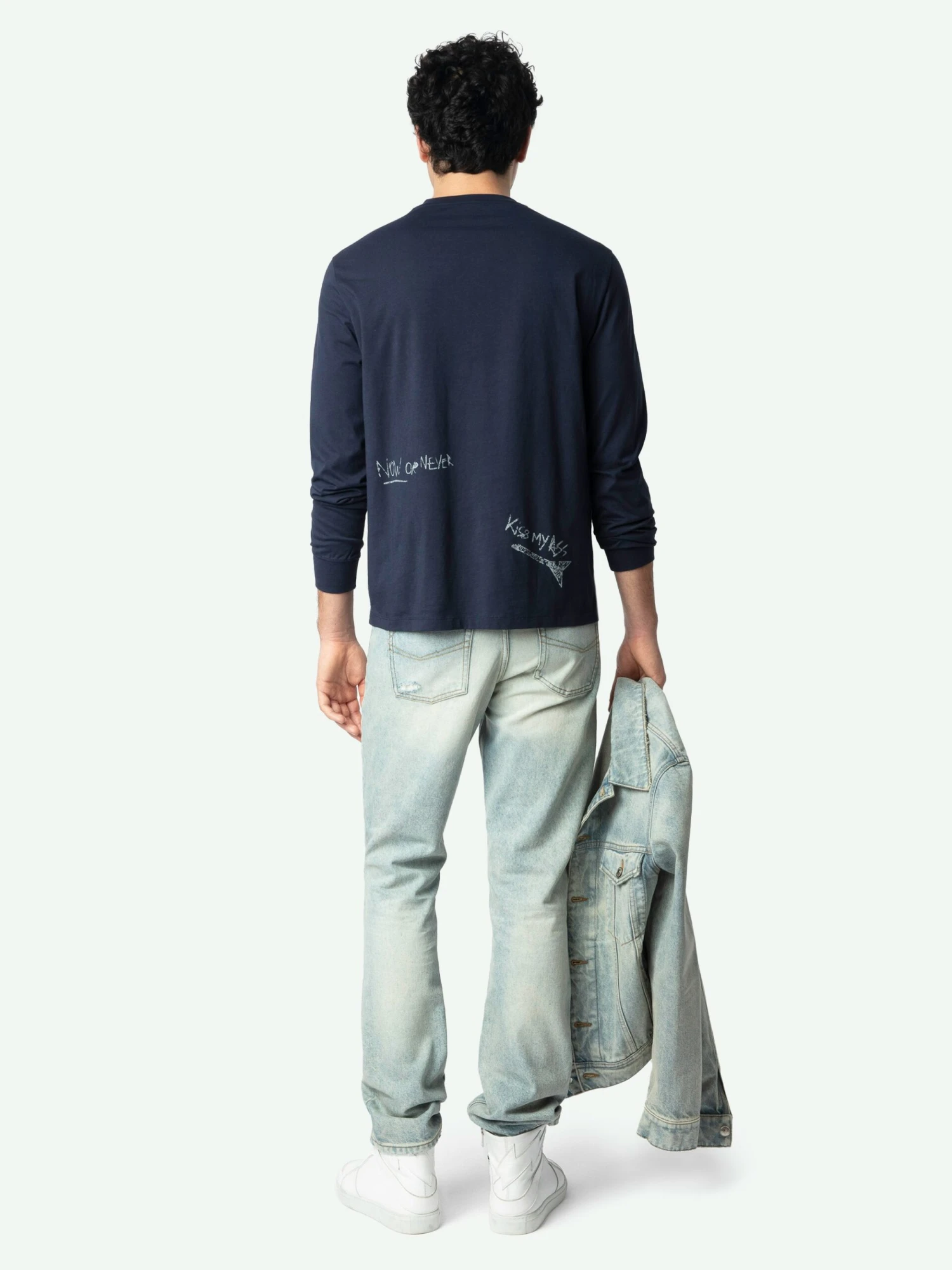 Hector T-shirt Encre Zadig & Voltaire Hector T-shirt Encre -Zadig Et Voltaire JMTS01716 ENCRE BACK 6760405d90b41 scaled