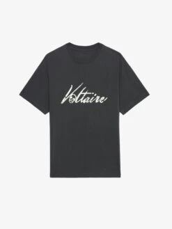 Zadig & Voltaire Teddy T-shirt Carbone -Zadig Et Voltaire JMTS01718 CARBONE PACKSHOT 6733558f846a9