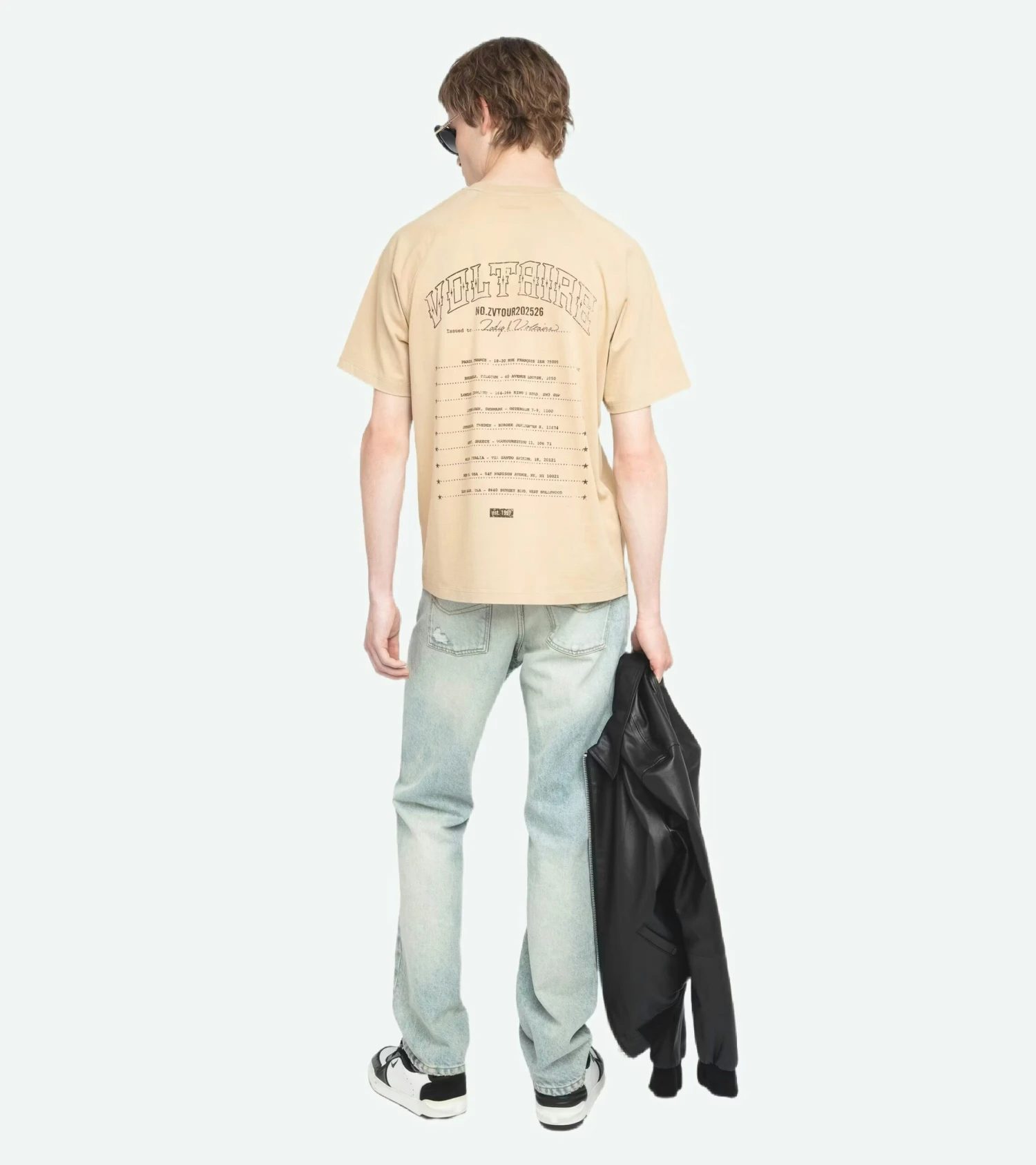 Torry T-shirt Safari Zadig & Voltaire Torry T-shirt Safari -Zadig Et Voltaire JMTS01725 SAFARI BACK 680f447c23af3 scaled