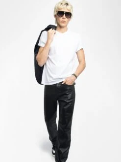 Zadig & Voltaire Tommy T-shirt Blanc 3 Zadig & Voltaire Tommy T-shirt Blanc -Zadig Et Voltaire JMTS01728 BLANC ADDI 2 683dcab7e17cc