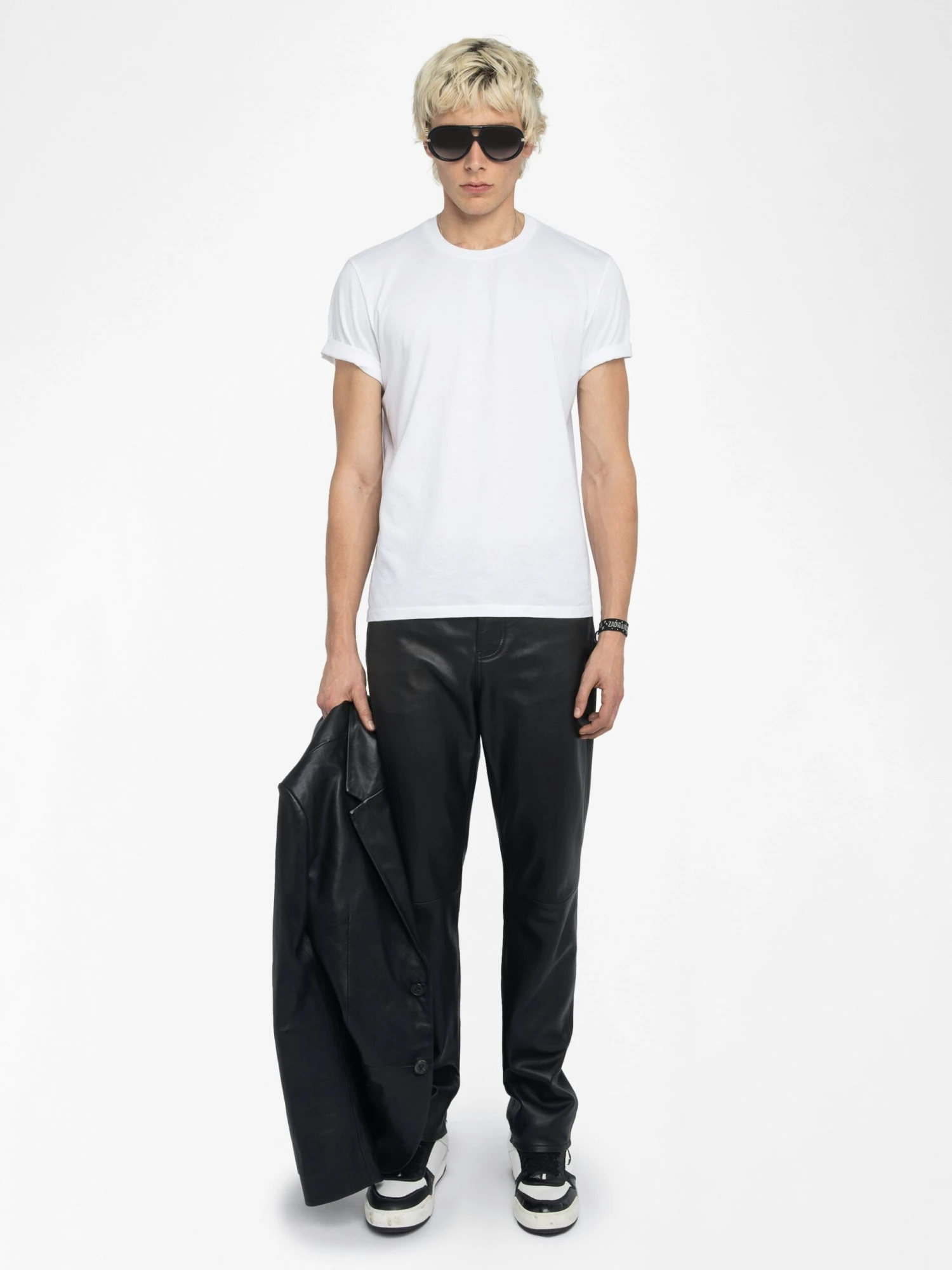 Tommy T-shirt Blanc Zadig & Voltaire Tommy T-shirt Blanc -Zadig Et Voltaire JMTS01728 BLANC SHOOTING 683dca9fea820 scaled