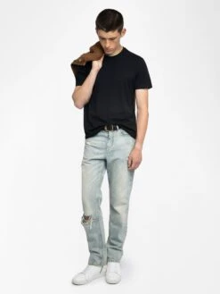 Zadig & Voltaire Tommy T-shirt Black -Zadig Et Voltaire JMTS01739 BLACK ADDI 1 6863f4a79a6d1