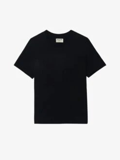Zadig & Voltaire Tommy T-shirt Black -Zadig Et Voltaire JMTS01739 BLACK PACKSHOT 6863ba515b8c7