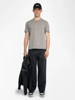 Zadig & Voltaire Tommy T-shirt Medium Grey