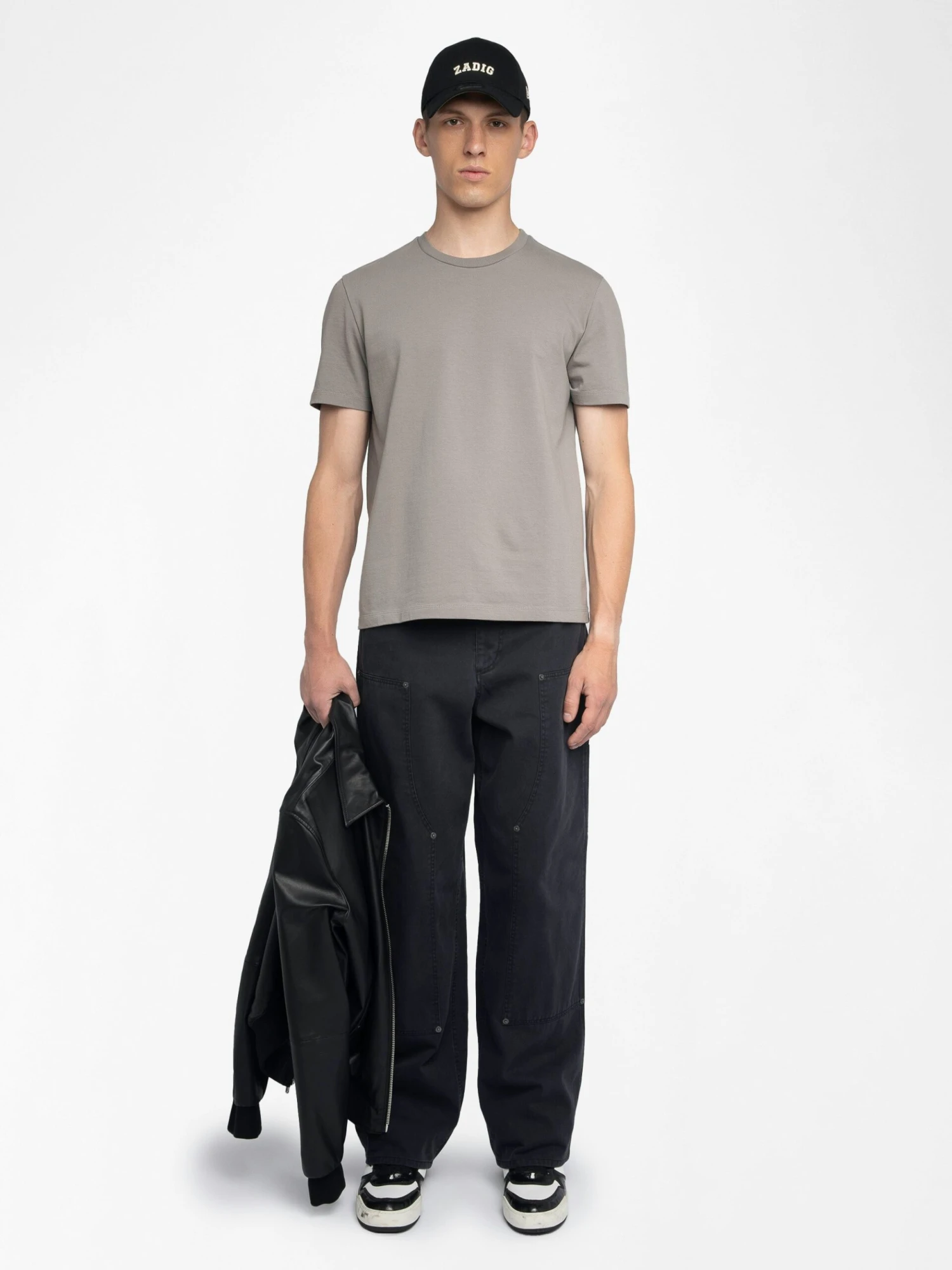 Tommy T-shirt Medium grey Zadig & Voltaire Tommy T-shirt Medium Grey -Zadig Et Voltaire JMTS01745 MEDIUM GREY SHOOTING 6863f46804b55 scaled