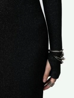 Zadig & Voltaire Ruby Dress Black -Zadig Et Voltaire JWDR00068 NOIR ADDI 2 668cfe6f231b1