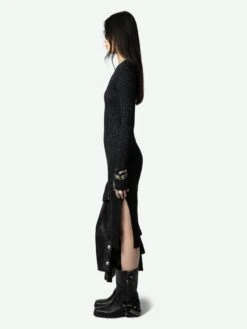 Zadig & Voltaire Ruby Dress Black -Zadig Et Voltaire JWDR00068 NOIR ADDI 3 668cfe4549dae