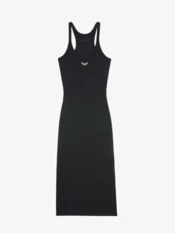 Zadig & Voltaire Astra Dress Black -Zadig Et Voltaire JWDR01067 BLACK PACKSHOT 67a626a41c1c5
