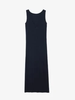 Zadig & Voltaire Deva Navy Sleeveless Dress Encre -Zadig Et Voltaire JWDR01079 ENCRE PACKSHOT 67e2cd96bc252