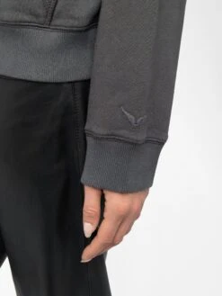 Zadig & Voltaire Georgy Sweatshirt Carbone 3 Zadig & Voltaire Georgy Sweatshirt Carbone -Zadig Et Voltaire JWSS01607 CARBONE ADDI 2 6849a29734c42