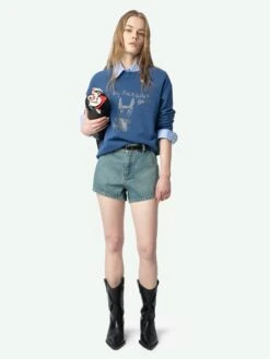 Zadig & Voltaire Upper Sweatshirt Surf 2 Zadig & Voltaire Upper Sweatshirt Surf -Zadig Et Voltaire JWSS01650 SURF ADDI 1 67a9e0d9b11aa