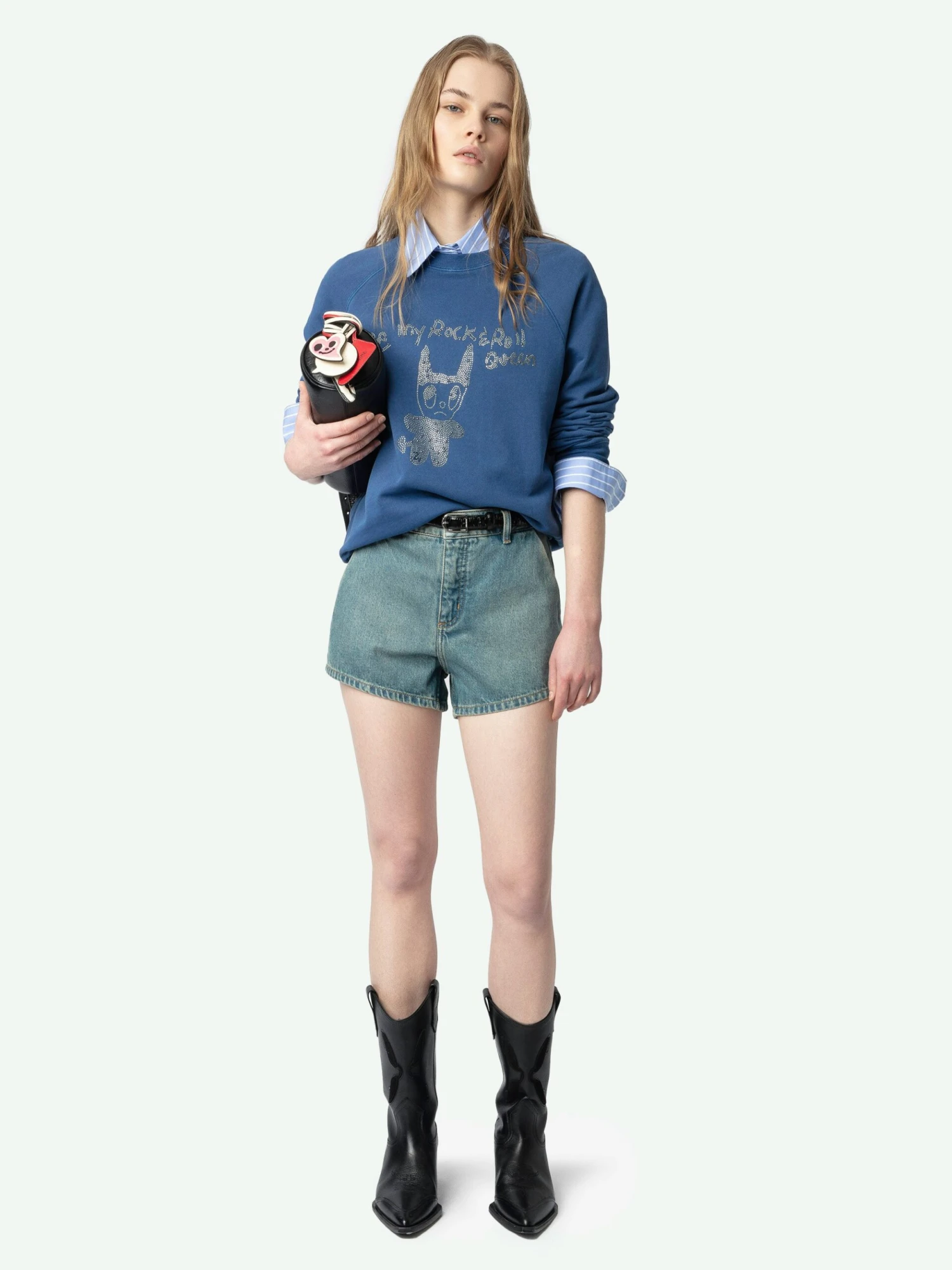 Upper Sweatshirt Surf Zadig & Voltaire Upper Sweatshirt Surf -Zadig Et Voltaire JWSS01650 SURF ADDI 1 67a9e0d9b11aa scaled