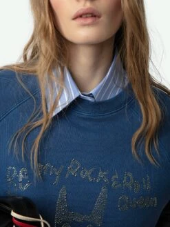 Zadig & Voltaire Upper Sweatshirt Surf 4 Zadig & Voltaire Upper Sweatshirt Surf -Zadig Et Voltaire JWSS01650 SURF ADDI 3 67a9e08072aa3