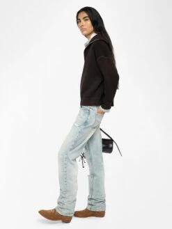 Zadig & Voltaire Sweatshirt Maya Dark Chocolate -Zadig Et Voltaire JWSS01673 DARK CHOCOLATE ADDI 2 686b80e9472ac