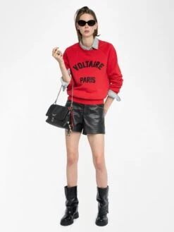 Zadig & Voltaire Upper Sweatshirt Love 5 Zadig & Voltaire Upper Sweatshirt Love -Zadig Et Voltaire JWSS01674 LOVE ADDI 4 687df59fb2b34