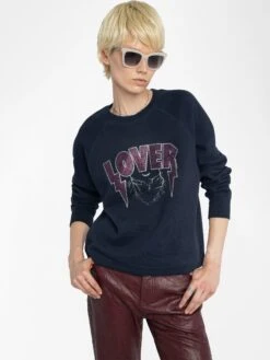 Zadig & Voltaire Upper Sweatshirt Encre -Zadig Et Voltaire JWSS01677 ENCRE ADDI 2 685e8c3ba357f