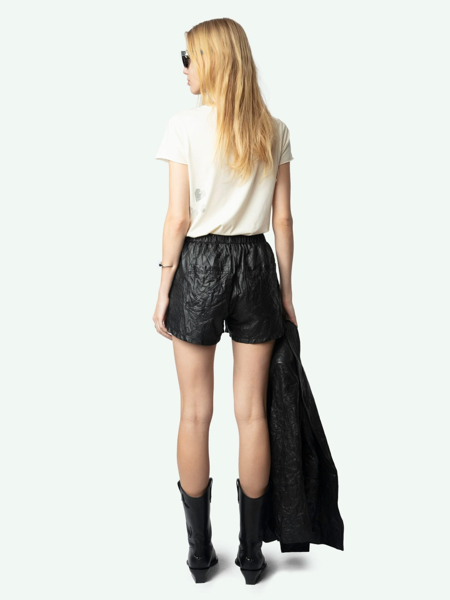 Henley T-shirt Ecru Zadig & Voltaire Henley T-shirt Ecru -Zadig Et Voltaire JWTN02603 ECRU BACK 6728e1300813a scaled