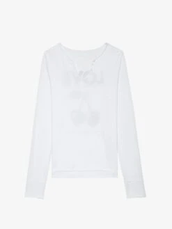 Zadig & Voltaire Henley T-shirt White -Zadig Et Voltaire JWTN02607 WHITE PACKSHOT 6763e2ee2473a