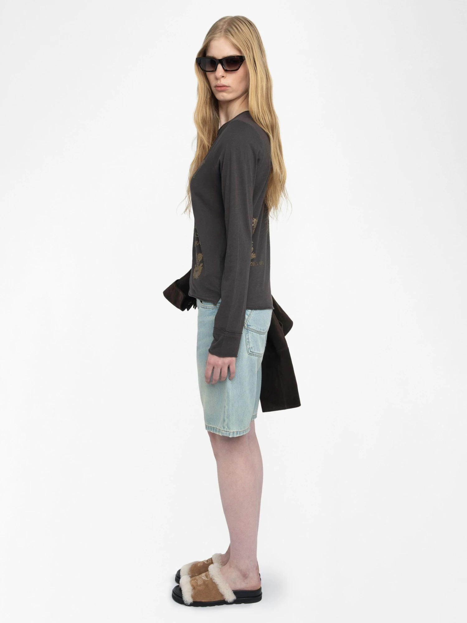 Tuni Henley Shirt Dark chocolate Zadig & Voltaire Tuni Henley Shirt Dark Chocolate -Zadig Et Voltaire JWTN02643 DARK CHOCOLATE ADDI 2 6836ffb31f35a scaled