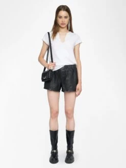 Zadig & Voltaire Women's White Henley Shirt White