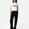 Zadig & Voltaire Woop Peace & Love Wings T-shirt White