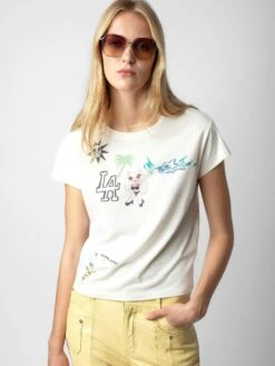 Zadig & Voltaire Charlotte T-shirt Judo 2 Zadig & Voltaire Charlotte T-shirt Judo -Zadig Et Voltaire JWTS01637 JUDO ADDI 2