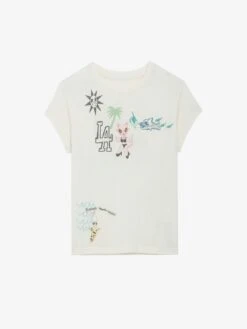 Zadig & Voltaire Charlotte T-shirt Judo 4 Zadig & Voltaire Charlotte T-shirt Judo -Zadig Et Voltaire JWTS01637 JUDO PACKSHOT