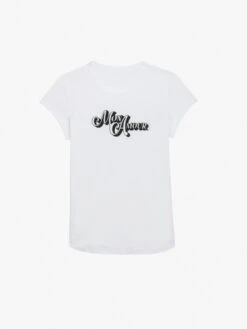 Zadig & Voltaire Woop Amour T-shirt White -Zadig Et Voltaire JWTS01657 BLANC PACKSHOT 6630a274c5c8c