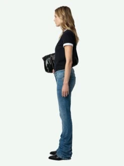 Zadig & Voltaire Walk Diamante Insignia T-shirt Black 2 Zadig & Voltaire Walk Diamante Insignia T-shirt Black -Zadig Et Voltaire JWTS01659 NOIR ADDI 1 6627ce12b8be8