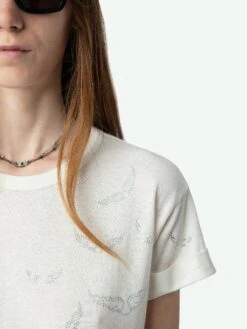 Zadig & Voltaire Anya Diamante Wings T-shirt Judo 3 Zadig & Voltaire Anya Diamante Wings T-shirt Judo -Zadig Et Voltaire JWTS01663 JUDO HOVER 664c63adbd773