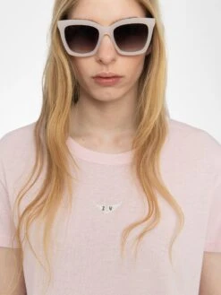 Zadig & Voltaire Marta T-shirt Candy -Zadig Et Voltaire JWTS01669 CANDY HOVER 6836ffefd6e99