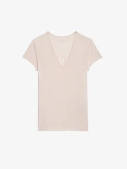 Zadig & Voltaire Story Fishnet T-shirt Sweet 4 Zadig & Voltaire Story Fishnet T-shirt Sweet -Zadig Et Voltaire JWTS01671 SWEET PACKSHOT 668eaed752cda