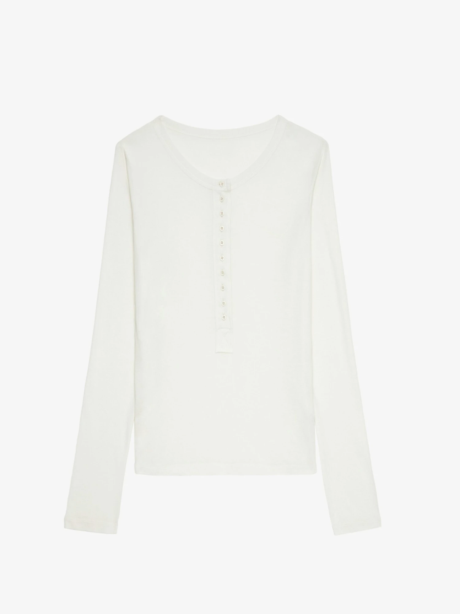 Blair Ribbed Henley Ecru Zadig & Voltaire Blair Ribbed Henley Ecru -Zadig Et Voltaire JWTS02690 ECRU PACKSHOT 67c04ebad711e scaled