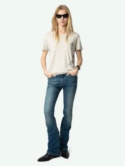 Zadig & Voltaire Marta T-shirt Light Grey