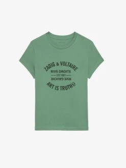 Zadig & Voltaire Walk T-shirt Coriander -Zadig Et Voltaire JWTS02769 CORIANDER PACKSHOT 6763e3534c3e2