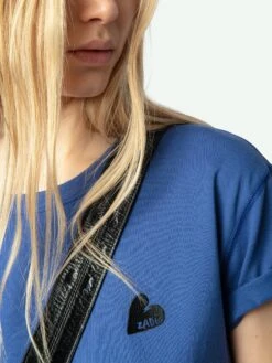 Zadig & Voltaire Marta T-shirt Surf -Zadig Et Voltaire JWTS02781 SURF HOVER 67a624fca85e8