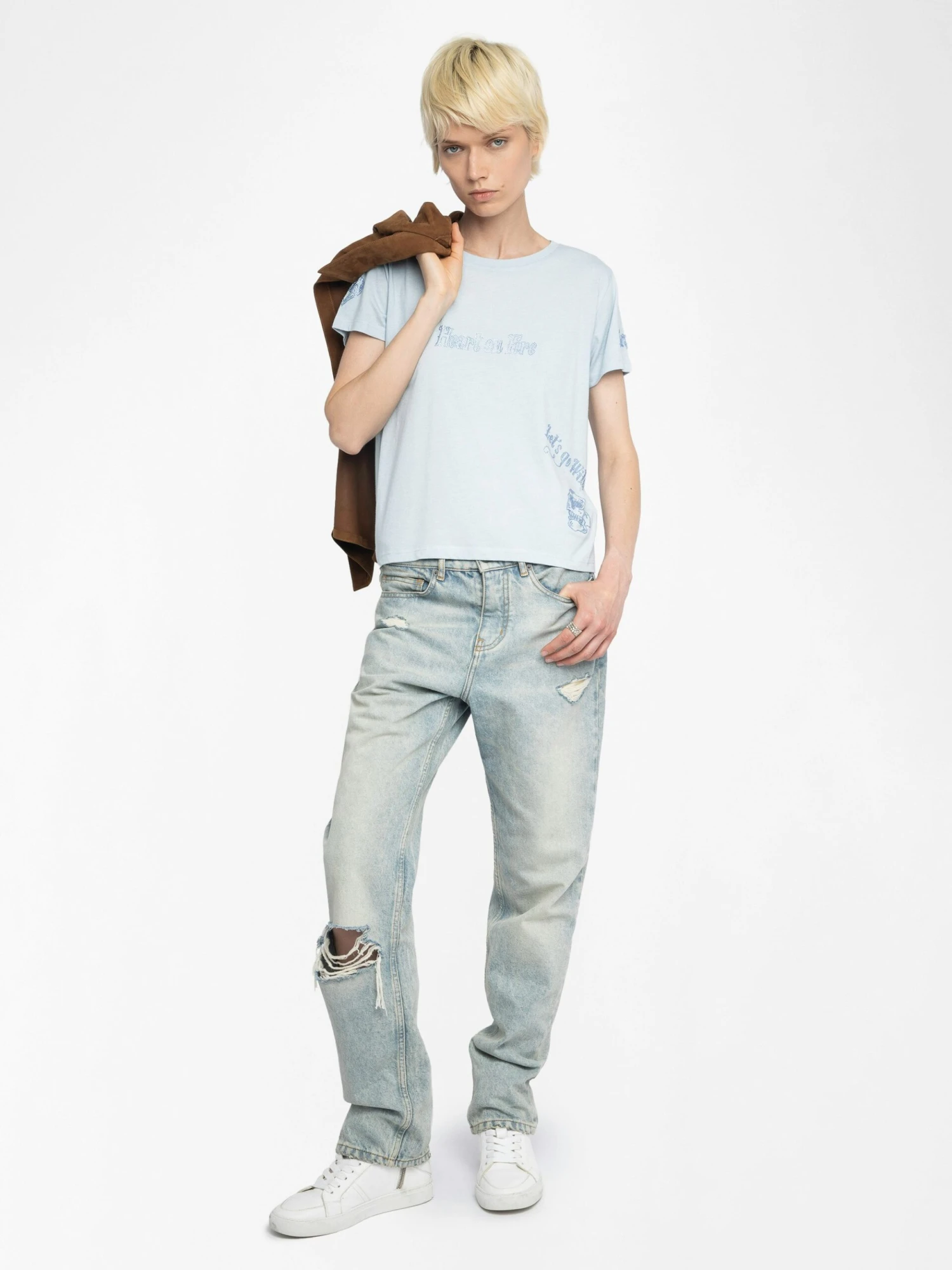 Alys T-shirt Cloud Zadig & Voltaire Alys T-shirt Cloud -Zadig Et Voltaire JWTS02818 CLOUD ADDI 1 685e8c03794de scaled