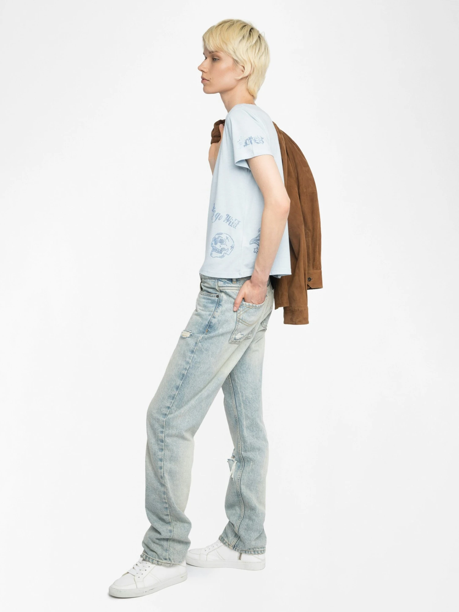 Alys T-shirt Cloud Zadig & Voltaire Alys T-shirt Cloud -Zadig Et Voltaire JWTS02818 CLOUD ADDI 2 685e8c6841e63 scaled