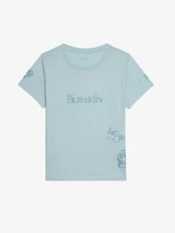 Zadig & Voltaire Alys T-shirt Cloud 6 Zadig & Voltaire Alys T-shirt Cloud -Zadig Et Voltaire JWTS02818 CLOUD PACKSHOT 684fe18079aec