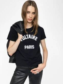 Zadig & Voltaire Alys T-shirt Black -Zadig Et Voltaire JWTS02837 BLACK ADDI 2 684852564669e