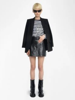 Zadig & Voltaire Edwini T-shirt Black -Zadig Et Voltaire JWTS02839 BLACK ADDI 1 685e8c609f000