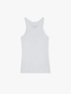 Zadig & Voltaire Alba Tank Top White -Zadig Et Voltaire JWTT00228 BLANC PACKSHOT 1