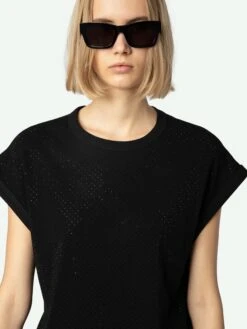 Zadig & Voltaire Cecilia Tank Top Black -Zadig Et Voltaire JWTT00244 NOIR ADDI 2 6704e3801f6ee