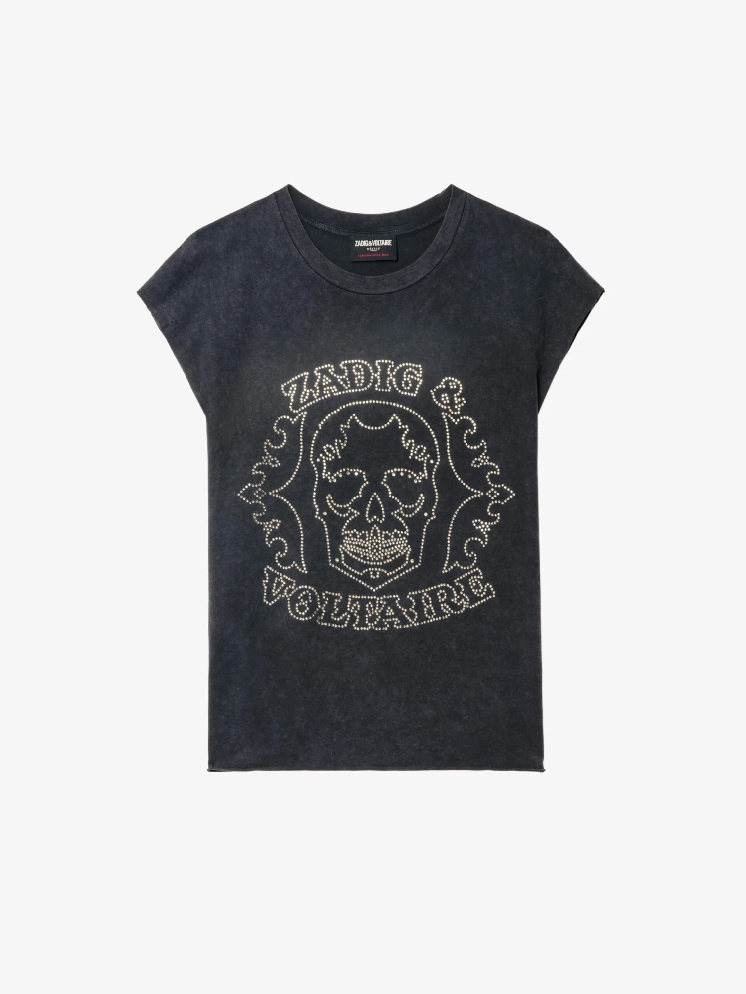 Cloe Black Rhinestone Tank Top Black Zadig & Voltaire Cloe Black Rhinestone Tank Top Black -Zadig Et Voltaire JWTT01275 BLACK PACKSHOT 684fe1b4661e7 scaled